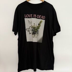 CVRCHES LOVE IS DEAD ALBUM ARTWORK T-SHIRT XL